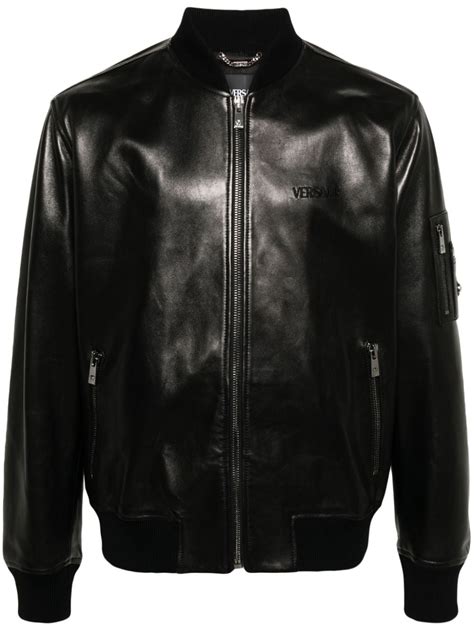 versace bomber jacket replica|versace bomber jacket leather.